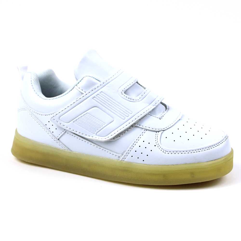 Pantofi sport de copii , comozi si practici LB-687-WHITE