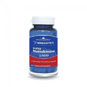 Super Nattokinase 2.750 FU 60 capsule Herbagetica