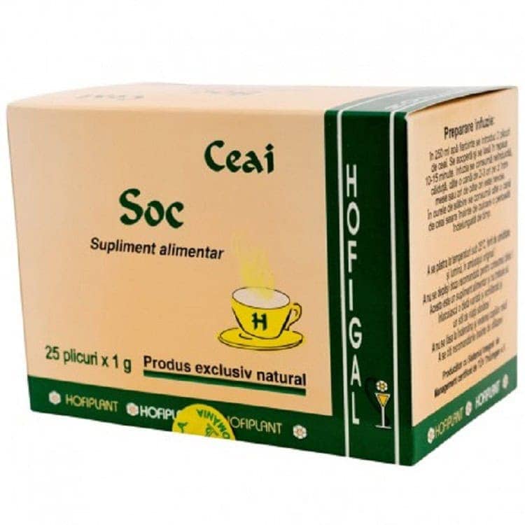 Ceai de Soc 25 plicuri Hofigal