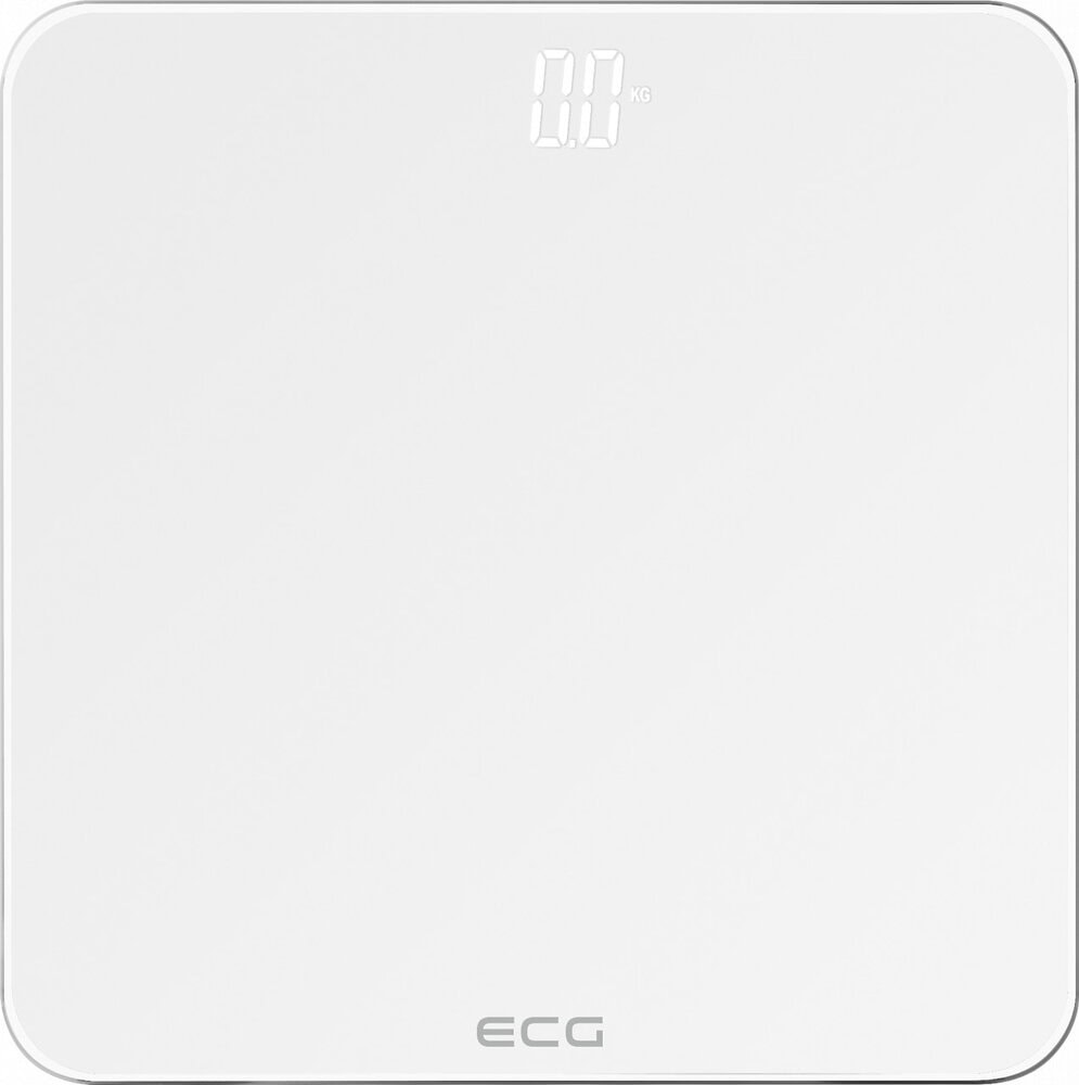 Cantar de persoane ECG OV 1821 alb, 180Kg, sticla