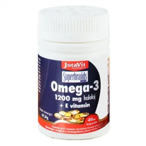 OMEGA 3 ULEI DE PESTE 1200 MG+ VITAMINA E 40 CAPS JUTAVIT