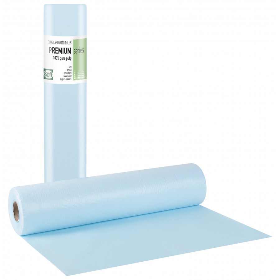​Rola cearceaf hartie impermeabila ALBASTRA 50 X 50