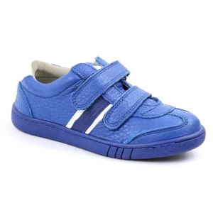 Pantofi casual ,unisex , pentru copii , din piele naturala 3229-ALBASTRU/ALB