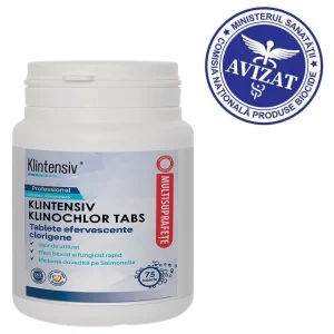 Tablete efervescente clorigene KlinoChlor Tabs KLINTENSIV