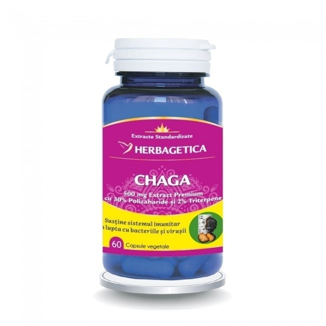 Chaga 60 capsule Herbagetica
