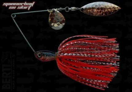 Spinnerbait Berti cu Skirt Siliconic si 2pal (colorado2 + salcie2) 11gr