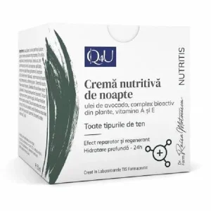 Crema Nutritiva de Noapte Nutritis Q4U 50 ml Tis Farmaceutic