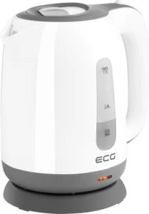 Fierbator electric ECG RK 1759 Classica Grigio, 2200 W, 1.7 litri, plastic de calitate, alb cu gri