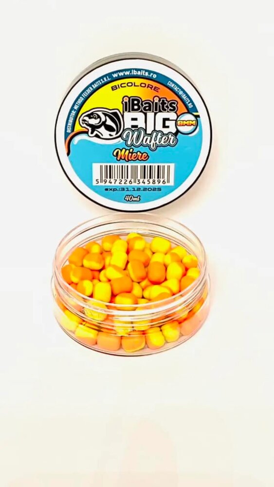 Momeli pescuit  BIG WAFTER BICOLORE MIERE 8X10MM 40 ML