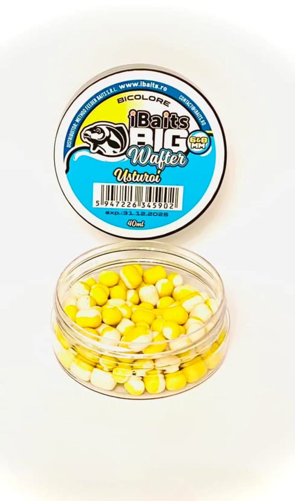 Momeli pescuit  BIG WAFTER BICOLORE USTUROI  6&8 MM 40 ML