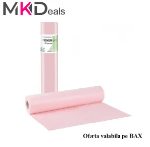 ​Oferta ​Rola cearceaf hartie impermeabila ROZ 50 X 50