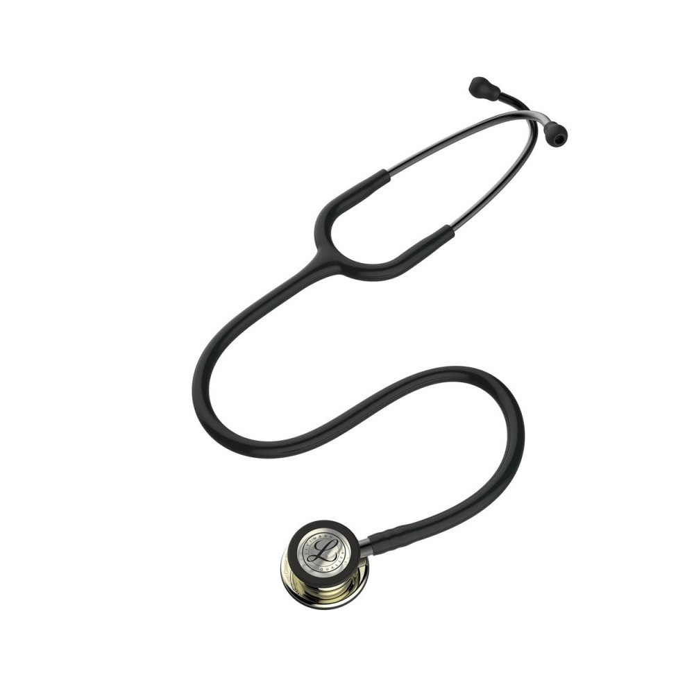 Stetoscop 3M™ Littmann® Classic III, Negru/fumuriu, capsula sampanie (Black/Smoke/Champagne)
