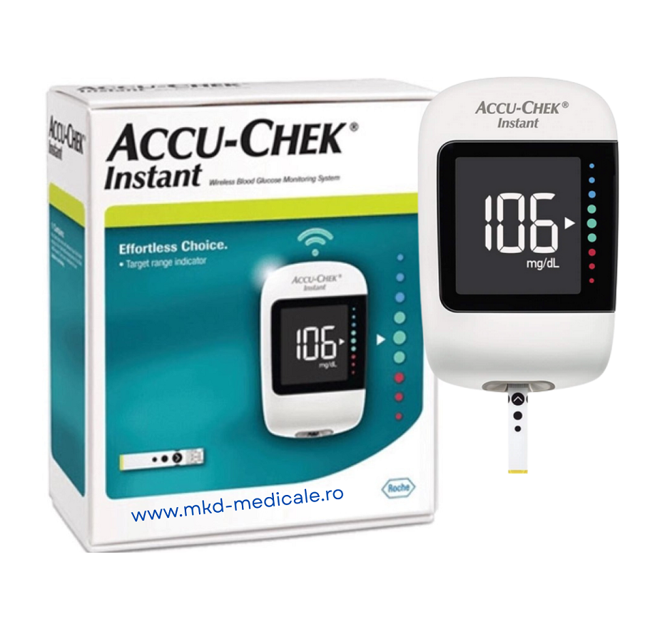 KIT Glucometru Accu-Chek Instant, Roche