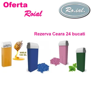 24 Buc LA ALEGERE - Rezerva ceara epilat de unica folosinta ROIAL