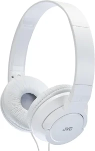 Casti Over the Ear JVC HA-S180W-E-F, Cu fir, Deep Bass, Mini-jack de 3.5 mm, Alb