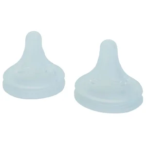 Set tetine din silicon KidsCare – 2 bucati, marimi 1 luna +, fara BPA