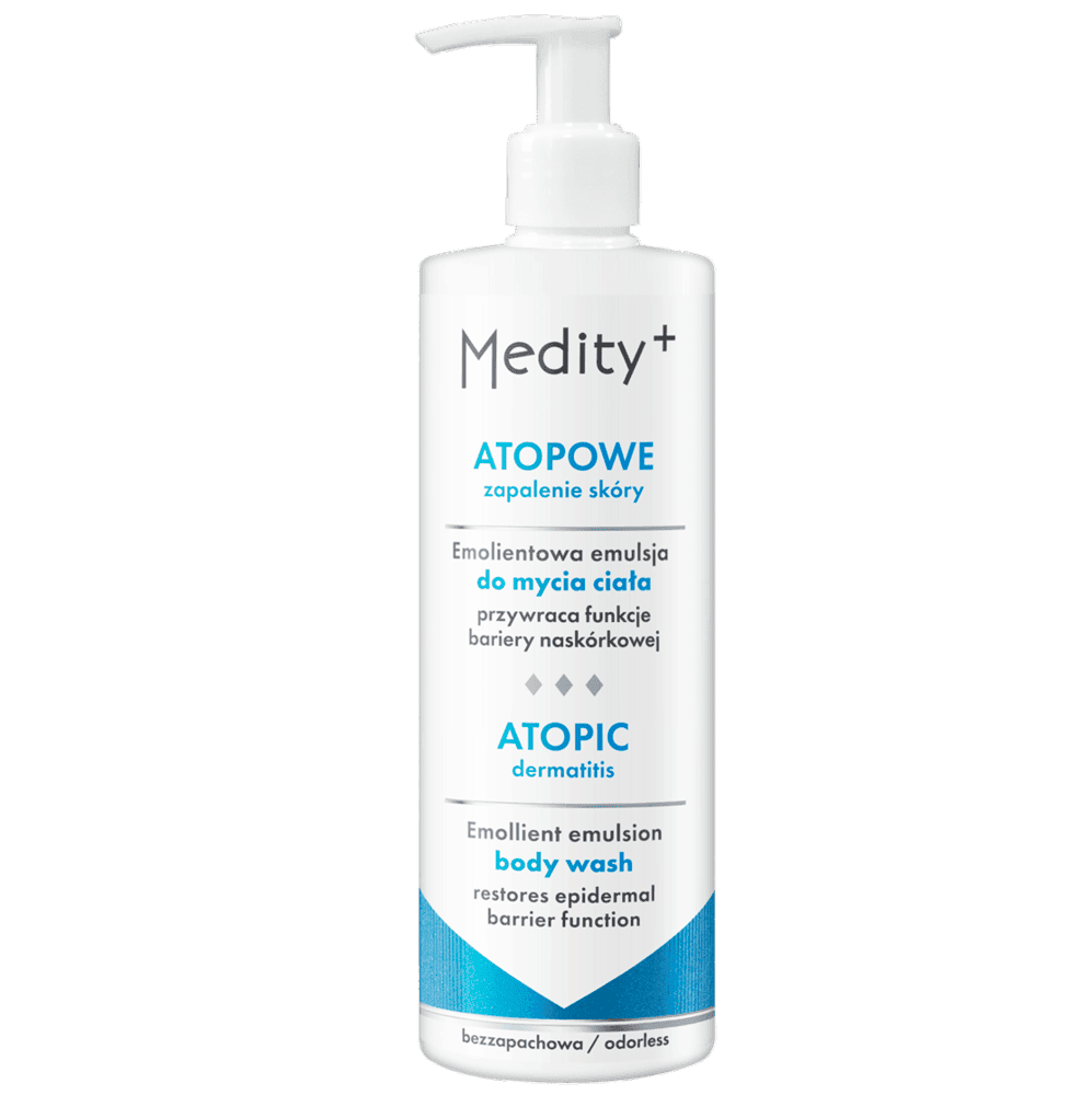 Emulsie spalare corp indicata in Dermatita atopica Medity+