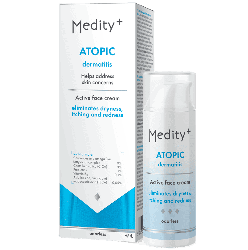 Crema hidratanta si reparatoare pentru pielea atopica Medity+