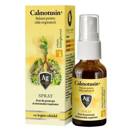 Spray fara alcool cu Argint coloidal Calmotusin Dacia Plant