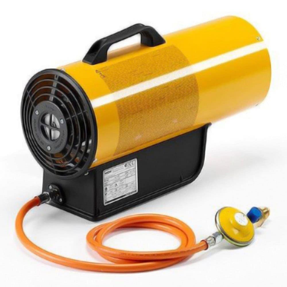 Aeroterma GPL, putere 27 kW, volum aer circulat 700 mc/h, protectie termica, aprindere piezo - electrica, grad de protectie IP44