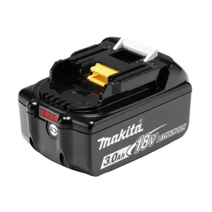 Acumulator Makita, Li-Ion, 18 V, capacitate de 3 Ah, indicator incarcare