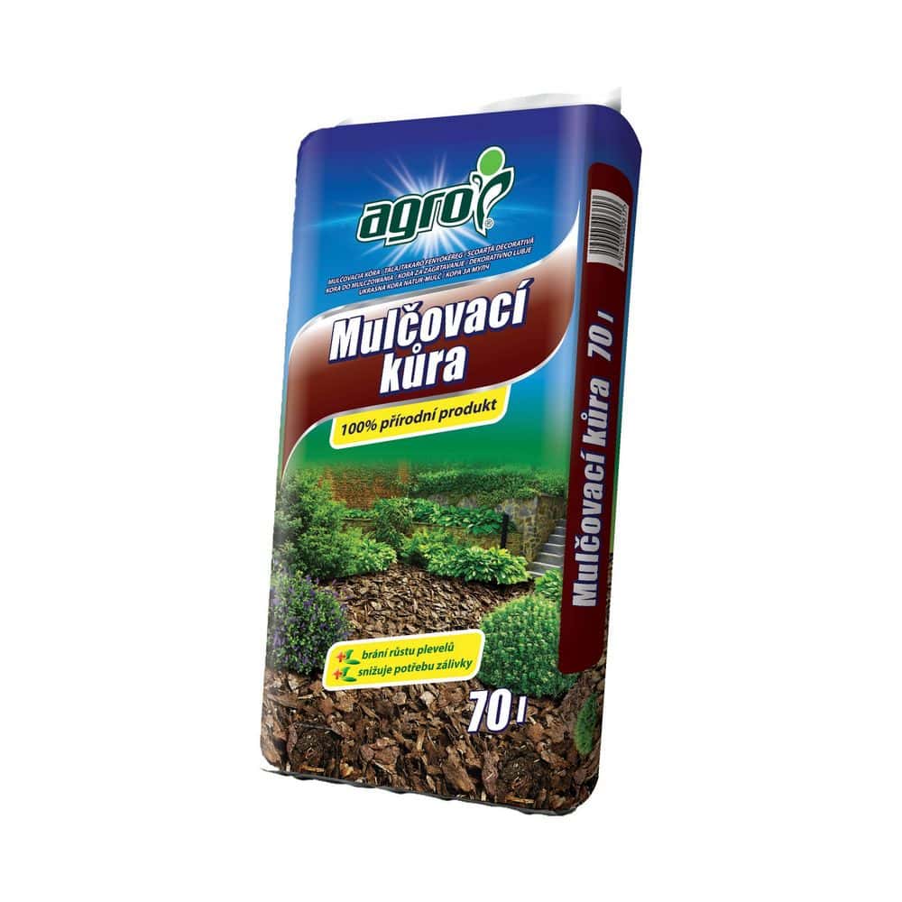 Scoarta decorativa Agro, 70 L, pentru amenajari parcuri, gradini, aspect deosebit, maro