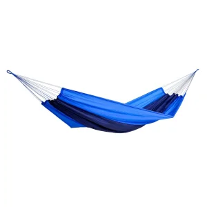 ​Hamac DacEnergy©, fabricat din poliester, 220x140 cm, greutatea suportata 150 kg, albastru