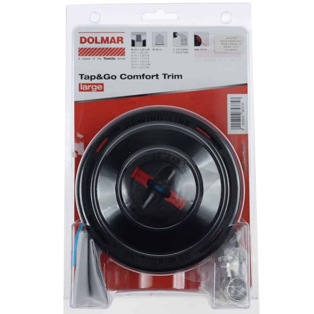 Cap cu fir pentru motocoase Makita, pentru cosirea ierbii, diametru fir 2.4 mm, lungimea 6 m, include 4 adaptoare