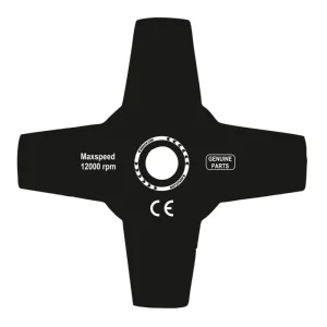 ​Disc motocoasa pentru tuns iarba, Ruris, confectionat din otel, cu 4 lame de taiere, diametru de 25 cm