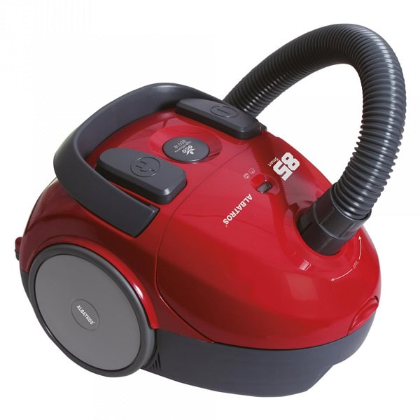 Aspirator Albatros, cu sac textil, aspirare uscata, 1.8 l, 850 W, protectie la supraincalzire, furtun flexibil, perie podea, accesoriu spatii inguste