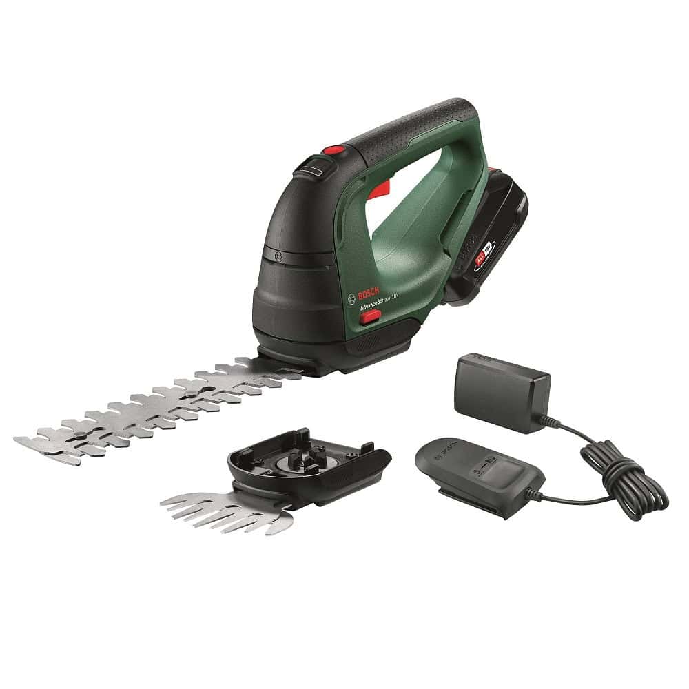 Foarfeca electrica pentru tuns iarba / arbusti, 2in1, tehnologia Syneon, acumulator Li-Ion 18 V, 2 Ah
