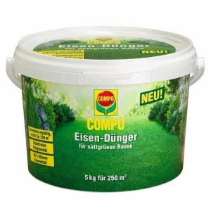 Ingrasamant gazon, granulat, contine 50% fier, suprafata de acoperire 250mp, 5 kg