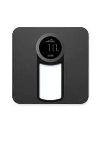 Cantar de persoane ETA SlimFit 9781 90000, precizie 100 grame, baterie Li-Ion 3.7 V, 200 mA, incarcare USB, maxim 150 kg, negru