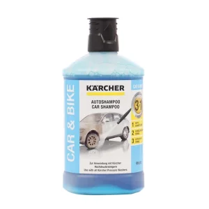 ​Sampon auto Karcher 3-in-1, substanta activa pentru curatare, formula de uscare rapida, 1 litru