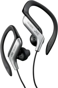 Casti sport JVC HA-EB75, Cu Fir, In-Ear, Confort si Stabilitate la Miscare, Argintiu