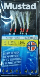 Taparina Mustad Rainbow Flasher (5buc/plic)