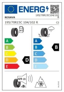 Rosava Snowgard-Van 195/70 R15C 104R