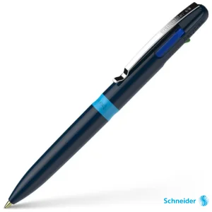 Pix cu mecanism, corp bleumarin/bleu M, SCHNEIDER Take 4, 4 culori