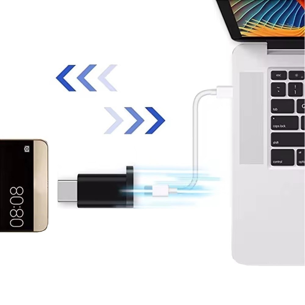 Adaptor Lightning mama/USB tip C tata, transfer de date/incarcare 3