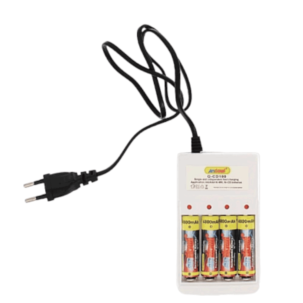 Incarcator pentru baterii tip AA/AAA, 4 sloturi, LED, 220/1.2V 6