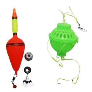 Set 2 monturi cu cosulet pentru novac, 4 carlige, 1+1 gratis