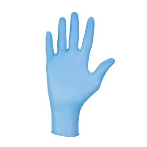 Manusi medicale Nitrylex classic blue a100 Mercator fara pudra