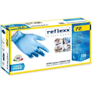 Manusi examinare nitril fara pudra Reflexx R72
