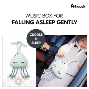 Jucarie muzicala soft touch, Hauck, Cuddle N Sleep Jellyfish