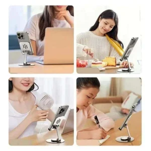 Suport telefon/tableta pentru birou, rotativ 360, 1+1 gratis