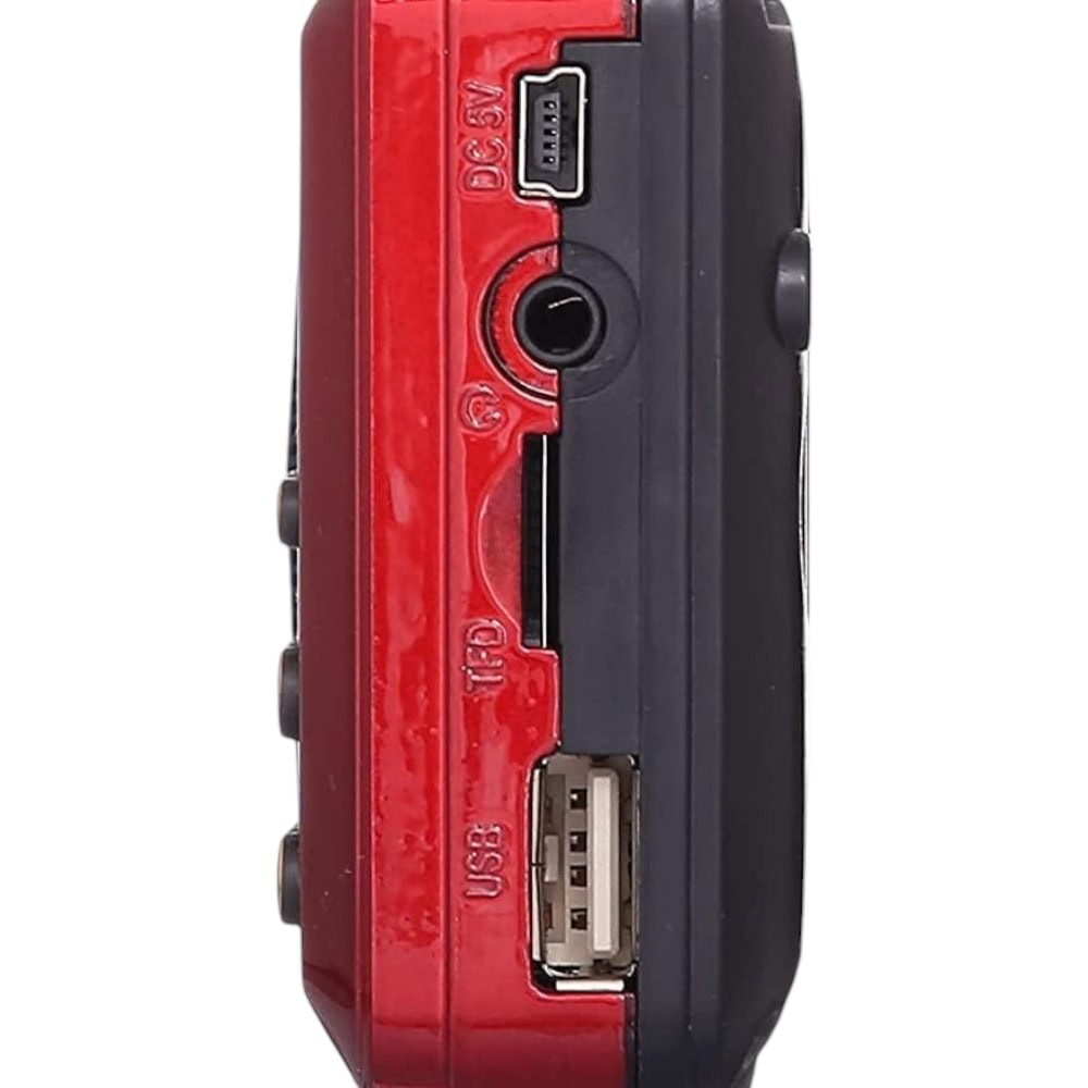 Radio FM portabil YG011, USB/TF/AUX, acumulator, diverse culori 7