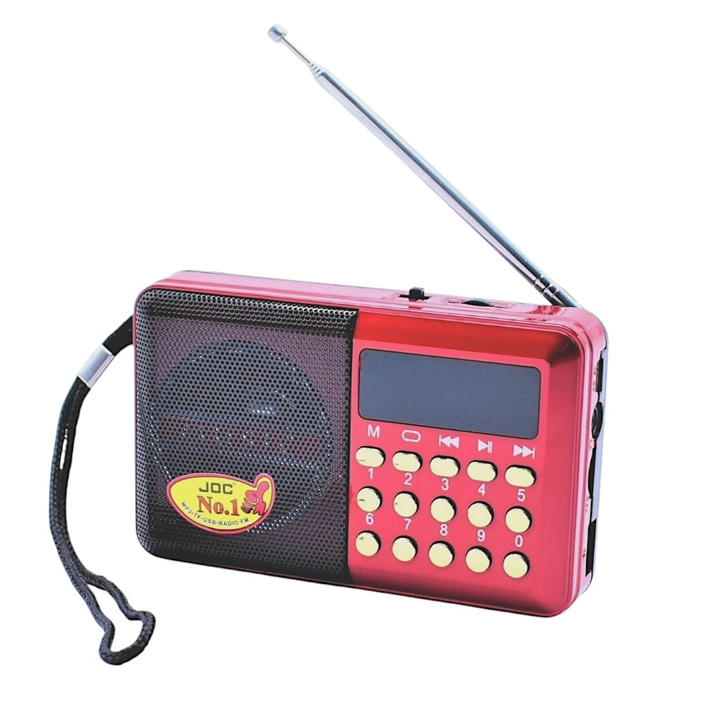 Radio FM portabil YG011, USB/TF/AUX, acumulator, diverse culori 8