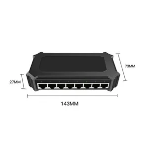 Switch internet cu 8 porturi QJH02, 1000Mbps
