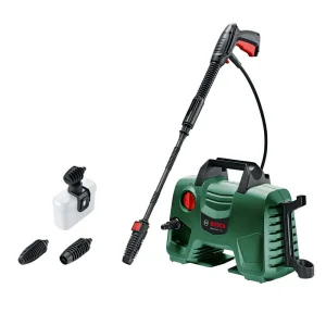 Aparat de spalat cu presiune, 1500 W, furtun de 5 metri, pistol, lance, debit maxim 350 l/h, 120 bari, sistem pentru detergent