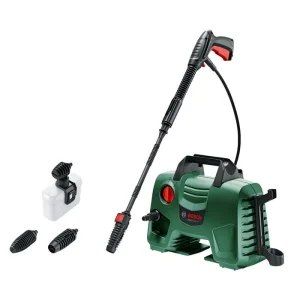 Aparat de spalat cu presiune, motor electric, 1300 W, presiune maxima 110 bari, 300 l/h debit apa, 3 m furtun, lance